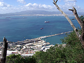 Gibraltar Marina and Harbour, viewed from Upper Rock Nature Reserve